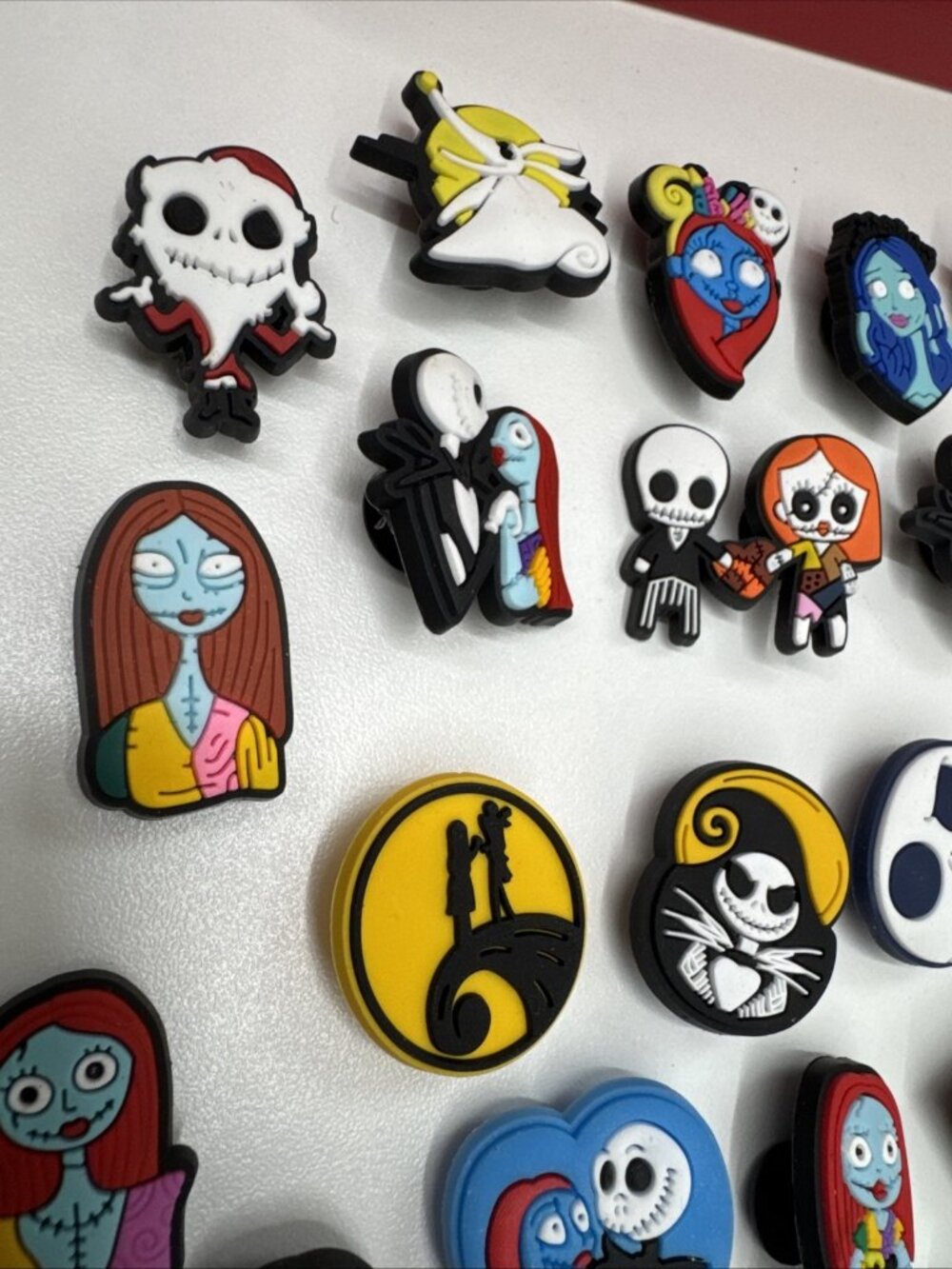 38pcs Halloween Horror Shoe Charms Skull Horror Shoe Charms Pins Sally - Picture 10 of 13